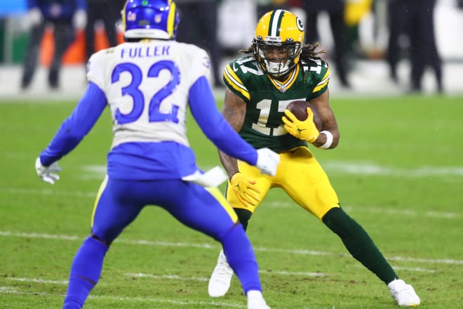Los Angeles Rams rookie safety Jordan Fuller was tasked with defending Green Bay Packers quarterback Aaron Rodgers during the Divisional Round of the playoffs.