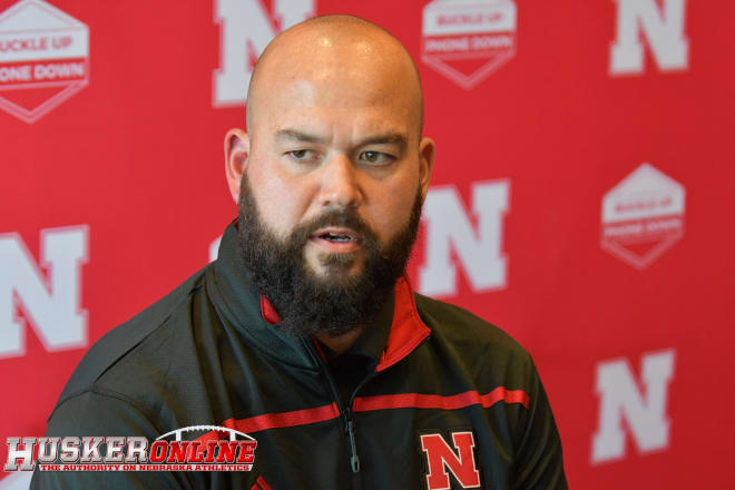 New Cornhusker offensive line coach Donovan Raiola.