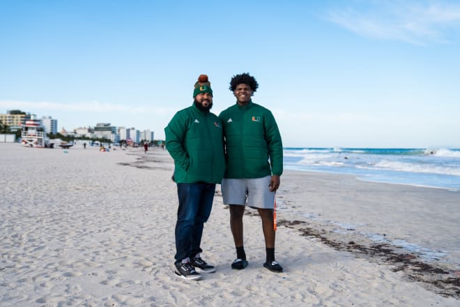 Conerly and dad brought some Pacific Northwest cold to Miami with them