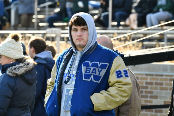 Whitefish Bay (Wis.) High class of 2022 offensive tackle Joe Brunner