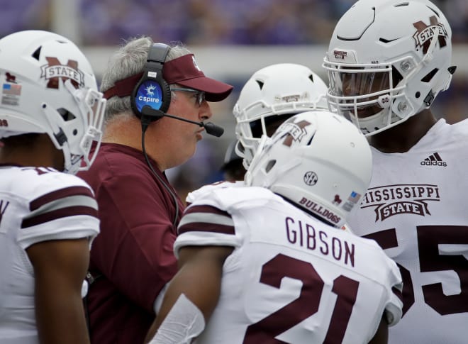 Mississippi State coach Joe Moorhead