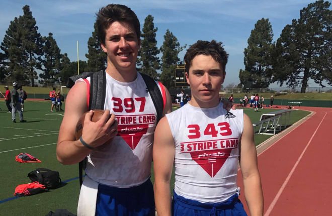 Reno (Nev.) Damonte Ranch 2020 WR Kyle McNamara has an inseparable bond with his brother and Michigan commit, Cade. 
