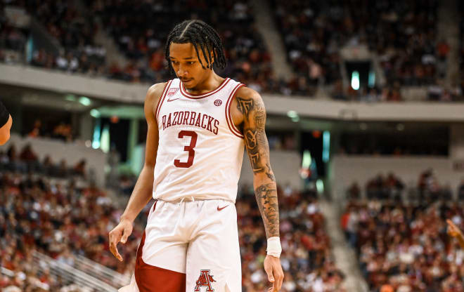 Arkansas freshman Nick Smith Jr. declared for the NBA Draft on Thursday.