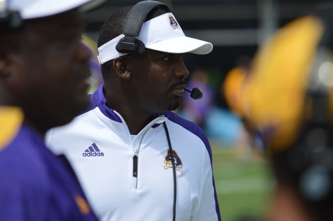 ECU's Scottie Montgomery continues the maturation process in his first year as head coach.