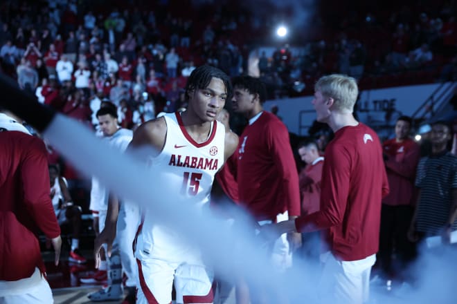 Alabama freshman forward Noah Clowney. Photo | Alabama Athletics 