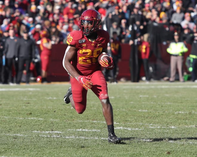 Not surprisingly, true freshman Breece Hall ranked as the top running back in Iowa State's stable according to PFF.