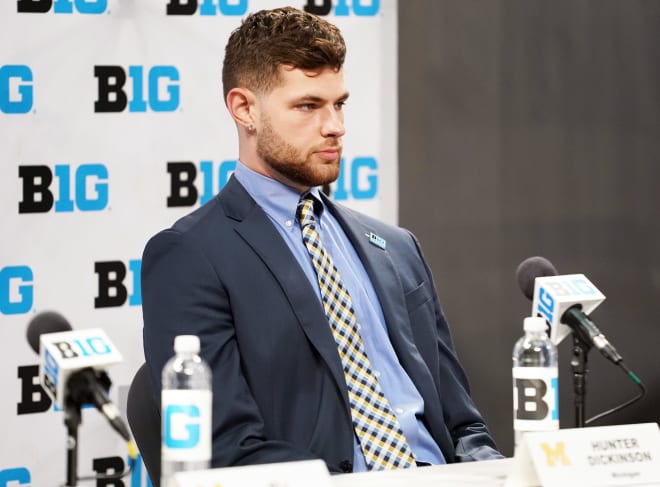Michigan Wolverines center Hunter Dickinson