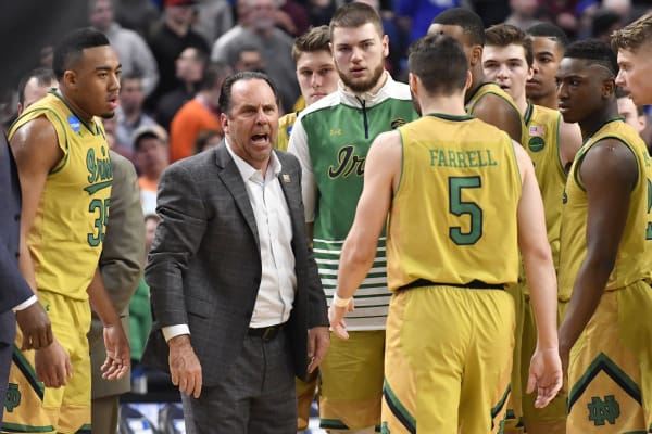 Mike Brey are the Irish improved to 7-2 in the NCAA Tournament over the past three seasons.