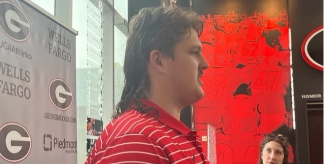 Tate Ratledge said his mullet is here to stay.