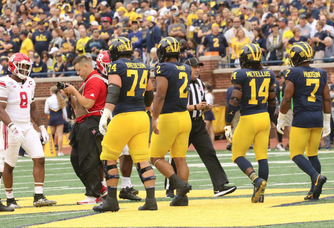 The Michigan Wolverines' football team will face Iowa this Saturday at noon.