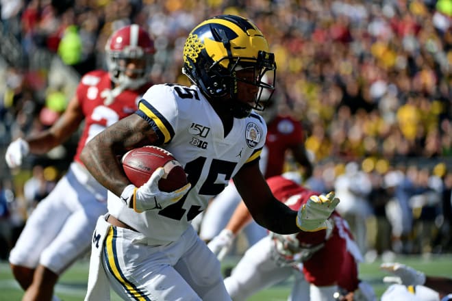 Michigan Wolverines football sophomore wideout Giles Jackson will be a key piece in 2020.