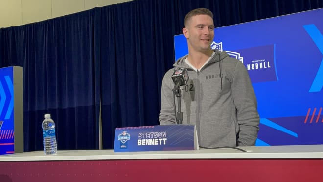 Former Georgia quarterback Stetson Bennett.