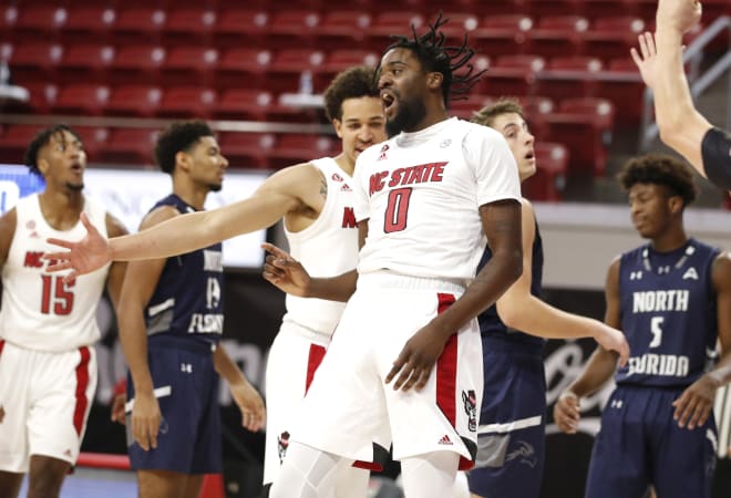 NC State Wolfpack basketball forward DJ Funderburk