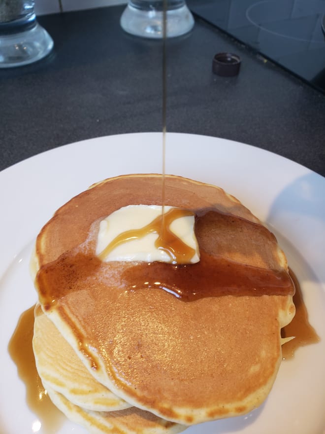 Mmmmm, pancakes.