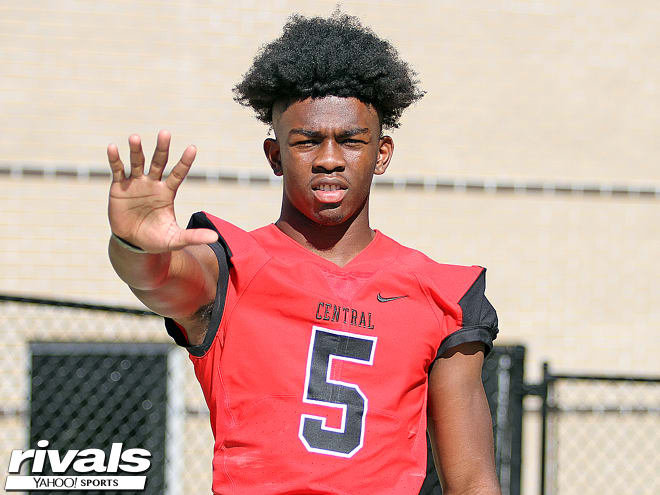 Five-star receiver and Clemson recruiting target Justyn Ross.