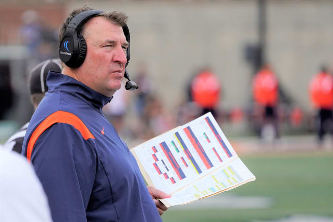 Illinois coach Bret Bielema wants to end career in Champaign