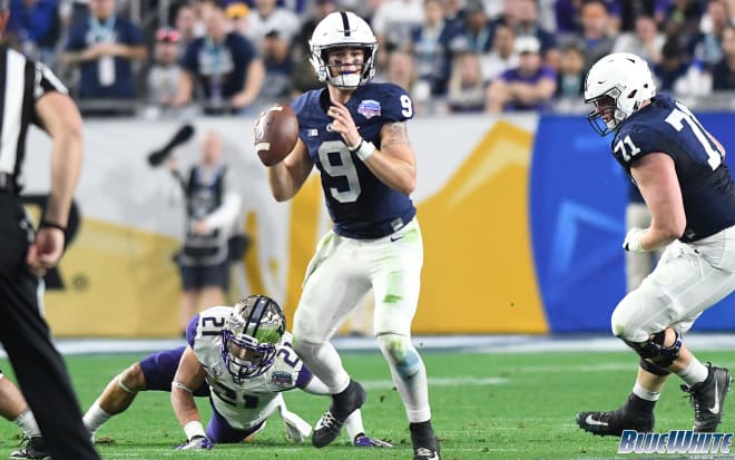 McSorley's Fiesta Bowl performance moved his single-season completion percentage mark into second place in program history.