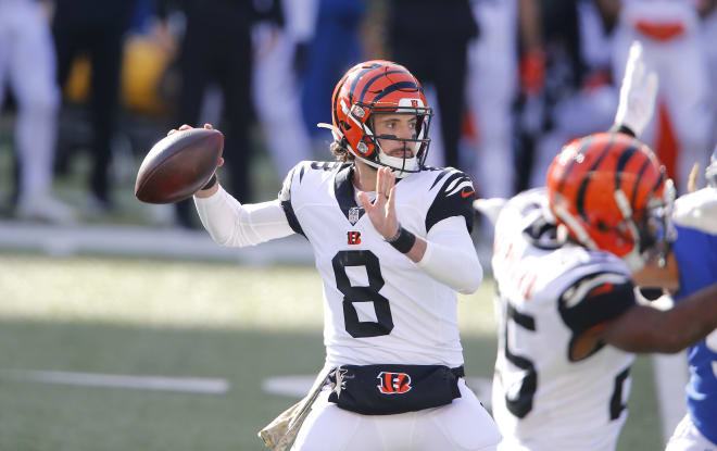 Brandon Allen started for the Cincinnati Bengals this week.