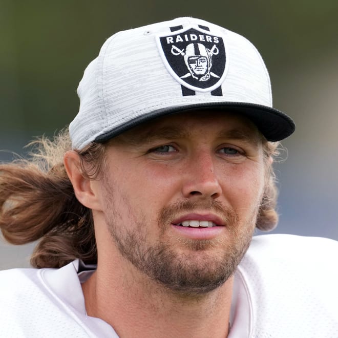 Former NC State punter A.J. Cole led the NFL in punting average this past season for the Las Vegas Raiders.