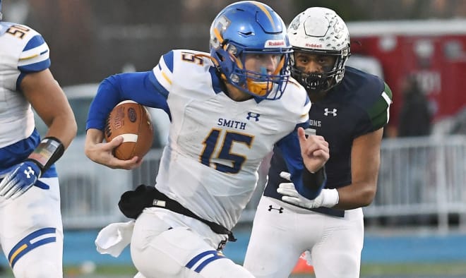 Oscar Smith QB Vasko has thrown for 4813 yards and 68 touchdowns with just 8 INT's over the past two seasons to go with 1066 yards and 9 TD's rushing as member of the Tigers.