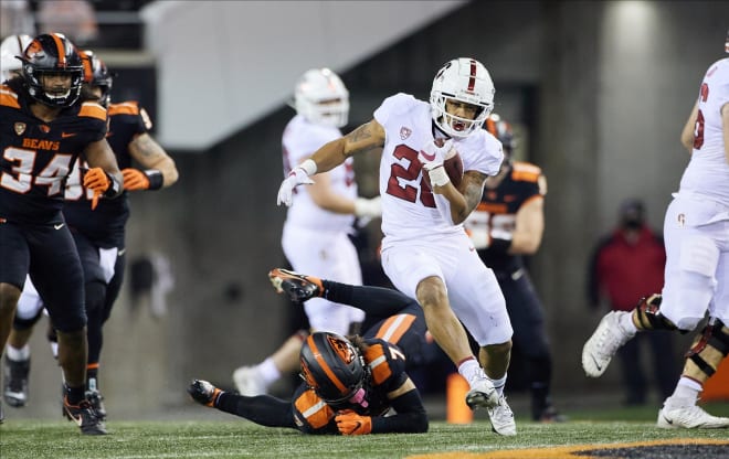 Running back Austin Jones rushed for 559 yards during Stanford’s bounce-back 4-2 season last year.