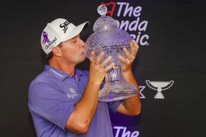Sepp Straka won his first-ever PGA Tournament, The Honda Classic. (Sam Navarro/USA TODAY Sports)
