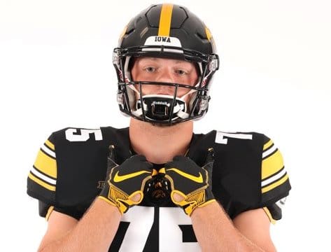 Hawkeye commit Logan Jones made his official visit to Iowa this past week.