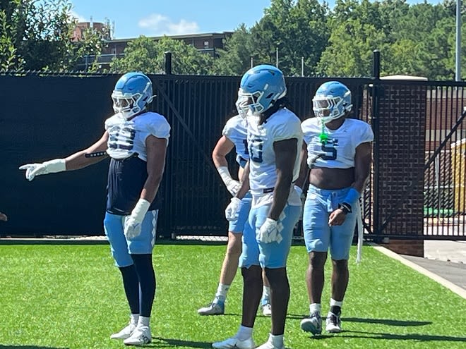 Des Evans (10) is back better than ever and heavier, weighing in at 275 pounds during fall camp.
