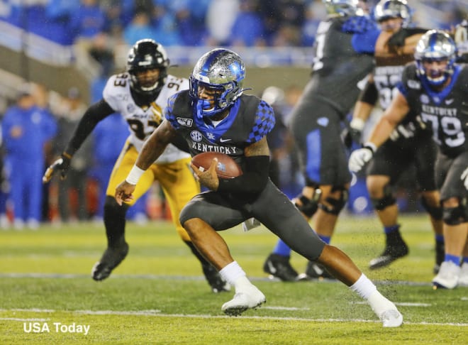 Kentucky's Lynn Bowden Jr. rushed for 204 yards and two touchdowns against Missouri.