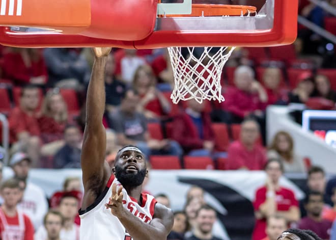 NC State fifth-year senior wing Eric Lockett chipped in nine points and five boards in 19 minutes Saturday in a 82-63 win over Maine.