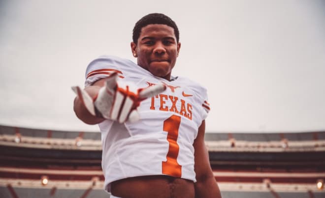De'Gabriel Floyd took his third visit to Texas this spring when he was in town last weekend for the Orange-White game. 