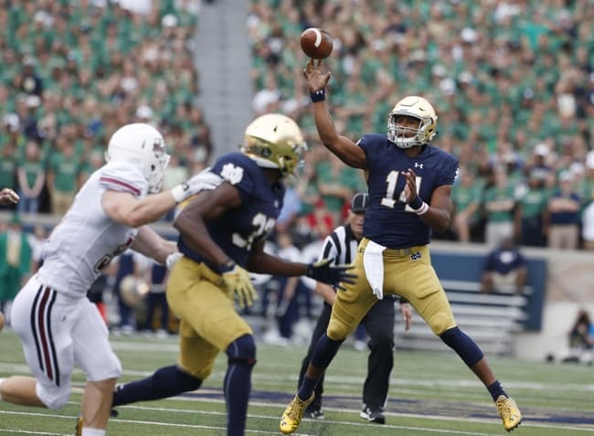 Junior DeShone Kizer passed for 2,884 yards and ran for 520 last season, but could be challenged by senior Malik Zaire for the starting role.