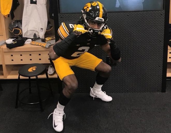 Future Hawkeye Terry Roberts made his official visit to Iowa this weekend.