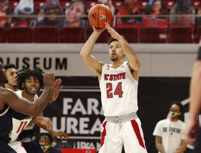 NC State Wolfpack basketball Devon Daniels 