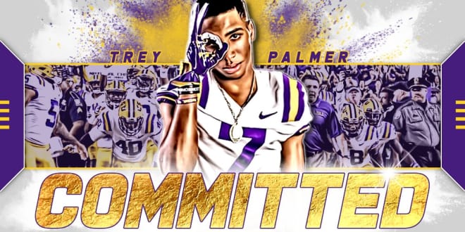 LSU landed 4-star wide receiver Trey Palmer to its class on Wednesday morning