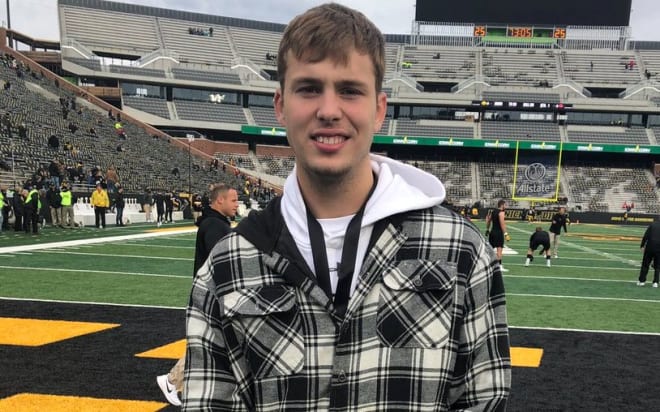 Class of 2020 defensive end Zack Lasek was at Iowa's junior day this past weekend.