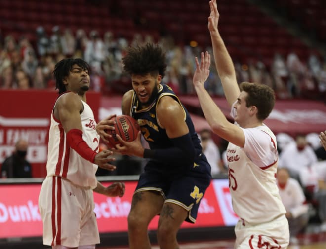 Senior forward Isaiah Livers led the Wolverines with 20 points in the comeback win at Wisconsin.