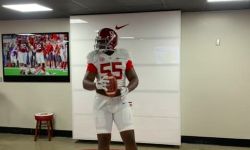 Anquin Barnes attended Alabama's Junior Day earlier this month.