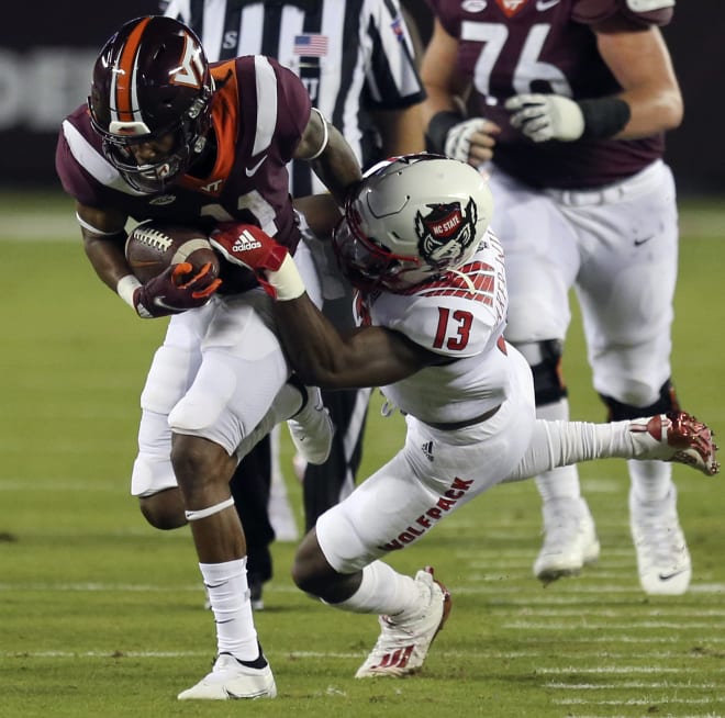 NC State Wolfpack football nickel Tyler Baker-Williams