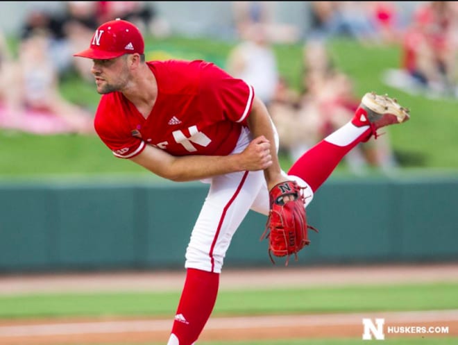 Senior Matt Waldron pitched his final game at Haymarket Park on Thursday coming away with a win for the Huskers