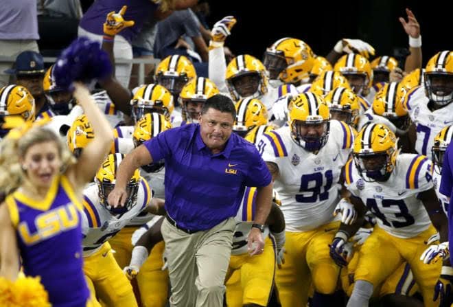 LSU coach Ed Orgeron