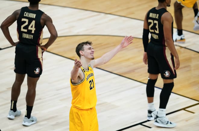 Michigan Wolverines basketball wing Franz Wagner has declared for the NBA Draft.