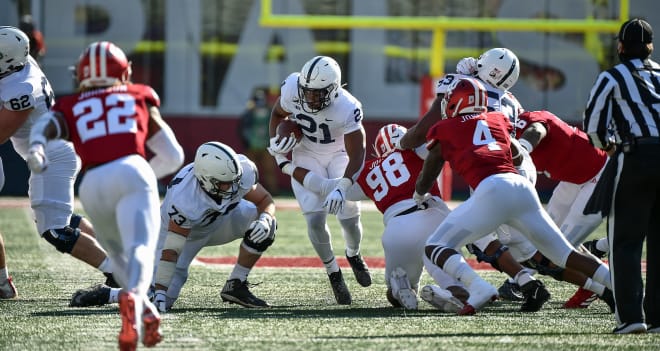 Penn State Nittany Lions football running back Noah Cain at Indiana Hoosiers