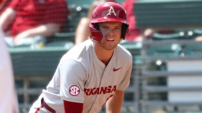 Arkansas 1B Ben McLaughlin.