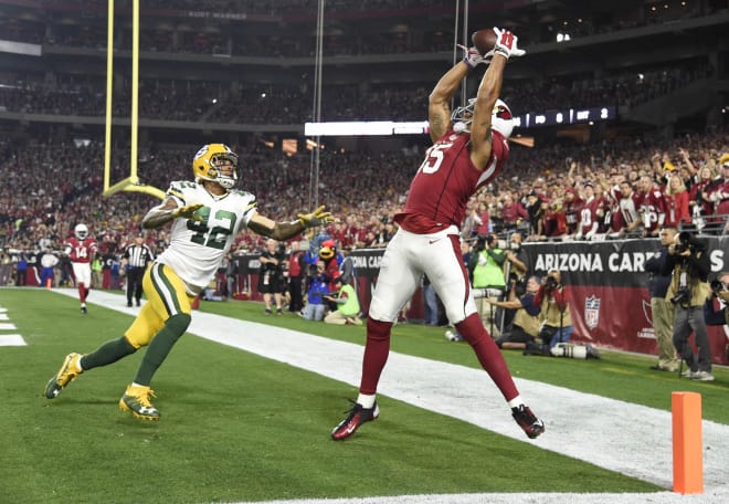 Michael Floyd caught a pair of touchdown passes in Arizona’s win on Saturday.