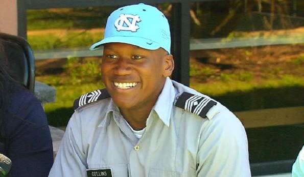 4-Star DE Chris Collins reaffirmed to THI he's fully committed to UNC and will sign next week.