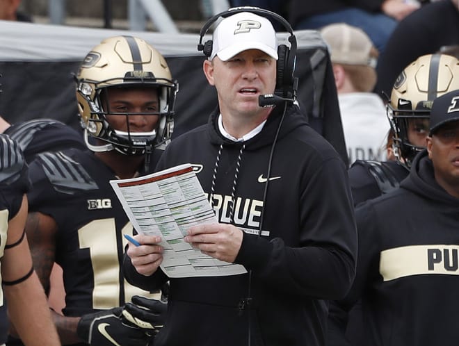 Purdue coach Jeff Brohm