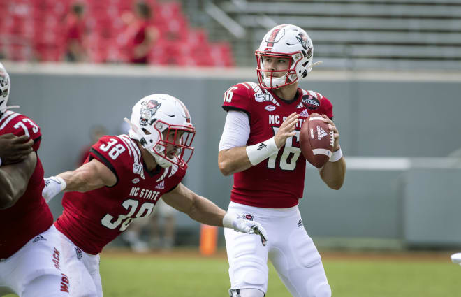 NC State Wolfpack football quarterback Bailey Hockman