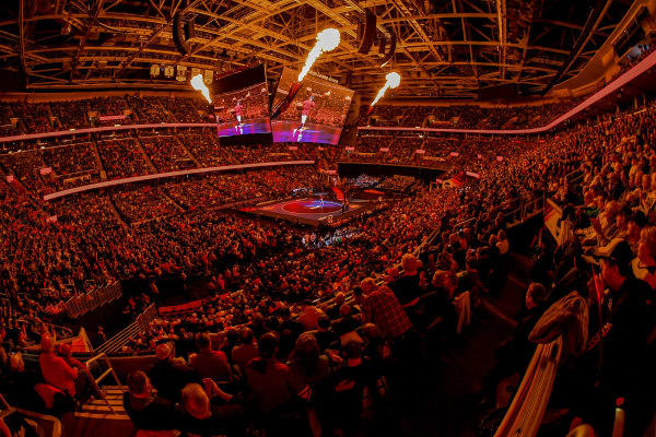 A college wrestling record 19,775 fans packed in to Quicken Loans Arena Saturday night.