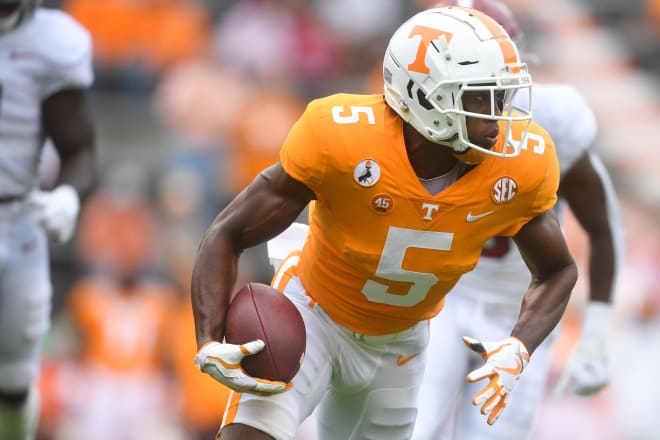 Wide receiver Josh Palmer has been Tennessee's biggest offensive weapon so far in 2020.